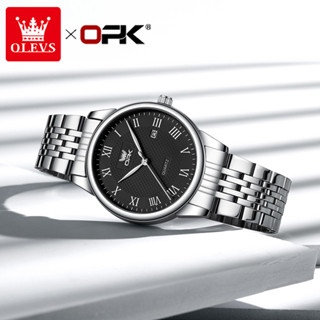 OLEVS 6007 relogio masculino relógios masculinos a prova d água original luxo Acero inoxidable com caixa