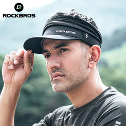 Capa De Ciclismo Rockbros Proteção Solar Chapéu De Verão Bicicleta De Estrada Respirável Equipamento De Montanha Ao Ar Livre