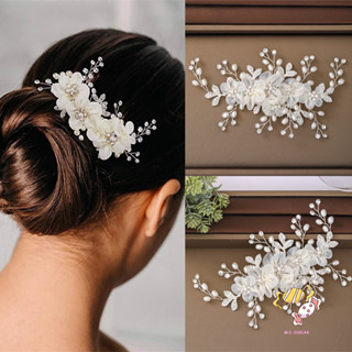 E-S Pente De Cabelo De Pérola Artificial Para Noiva/Casamento/Noivado/Acessórios/Meninas