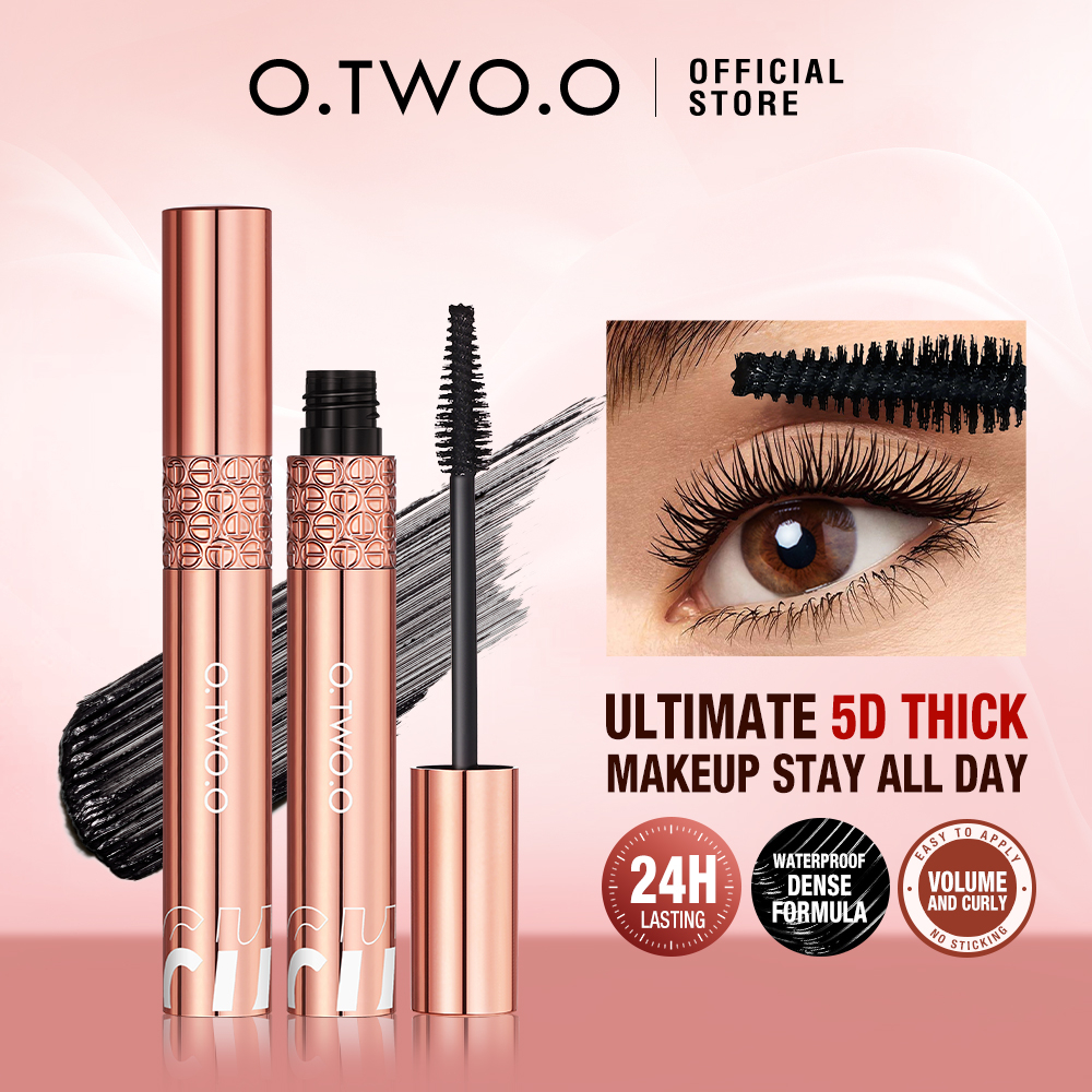 O.TWO.O Máscara De Volume Cílios Curly Lashes À Prova D'água Sem Manchas Maquiagem De Longa Duração em Oferta na Shopee