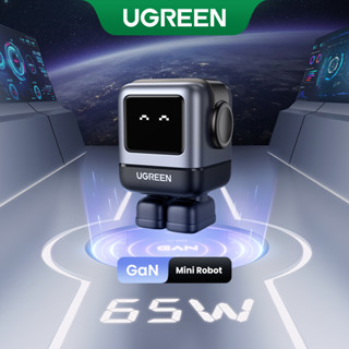 UGREEN RoboGaN 65W USB C A Carregador Mini Robô Nexode 3 Portas Rápido GaN Para iPhone 14/14 Pro Max/Macbook Air/iPad