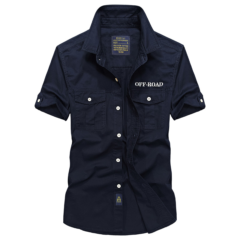 Para 2023 Summer Fashion Tops Blusas De Moda De Verão Mangas Curtas Homens 5XL Camisas Militares De Carga 100 % Algodão Casuais Verdes