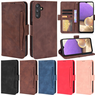 Caixa Luxuosa Para Samsung Galaxy M14 5G A54 5G A34 5G A24 4G M54 5G F54 5G F14 5G A14 5G A13 5G A04E A13 4G Carteira Fosca Muitos Slots De Cartão Capa Macia De Couro Pu Flip Stand
