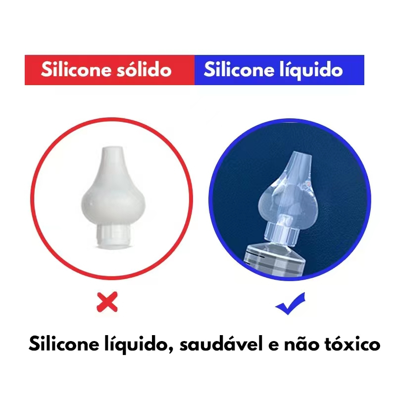 [Cabeça De Silicone De Alta Permeabilidade Aspirador Nasal