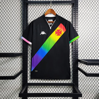 Gama Vaskoda 2023-24 Nova Camisa De Alta Qualidade Thai Rainbow Black Sweatshirt Fan Edition