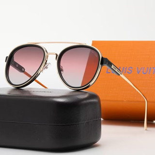 2023 Novo L V Luxo Marca Metal Óculos De Sol Online Celebrity Classic Fashion Retro Feminino Para Pesca Ao Ar Livre Piloto De Aviação