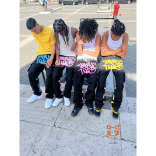 Menos Duas Calças De Carga Y2k Casuais Baggy Streetwear Ginástica Esportiva Jeans Homem Vestuário Suor Pantalones Minustwo