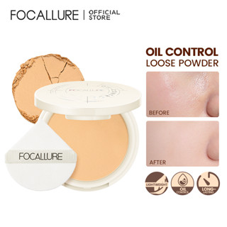 FOCALLURE Pó de Controle de Oleosidade Mate Natural à Prova D