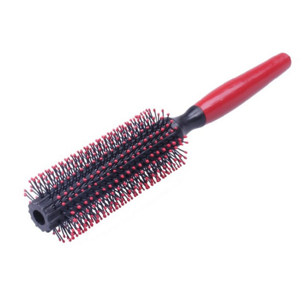 Escova Para Cabelo Salão Liso Pente Redondo Curling Styling