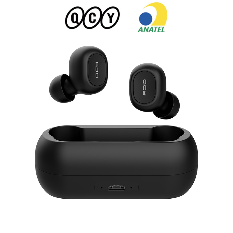 QCY T1C TWS Bluetooth 5.1 Fones De Ouvido Sem Fio 3D HiFi Stereo Earbuds Bass Fone