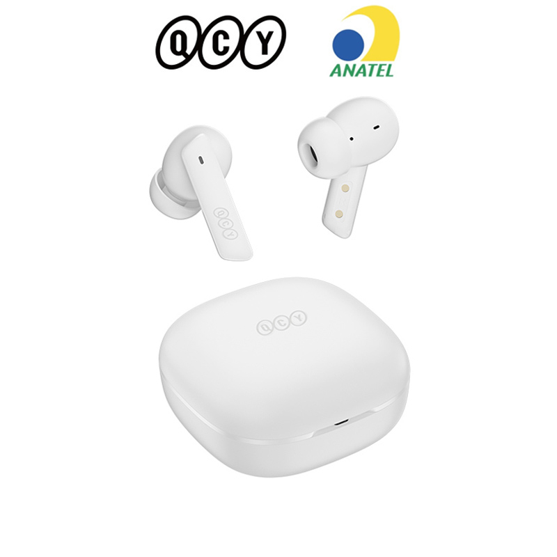 QCY MeloBuds ANC/HT05 Fone De Ouvido Sem Fio Bluetooth 5.2 40dB Intra-depth Com Cancelamento De Ruídos