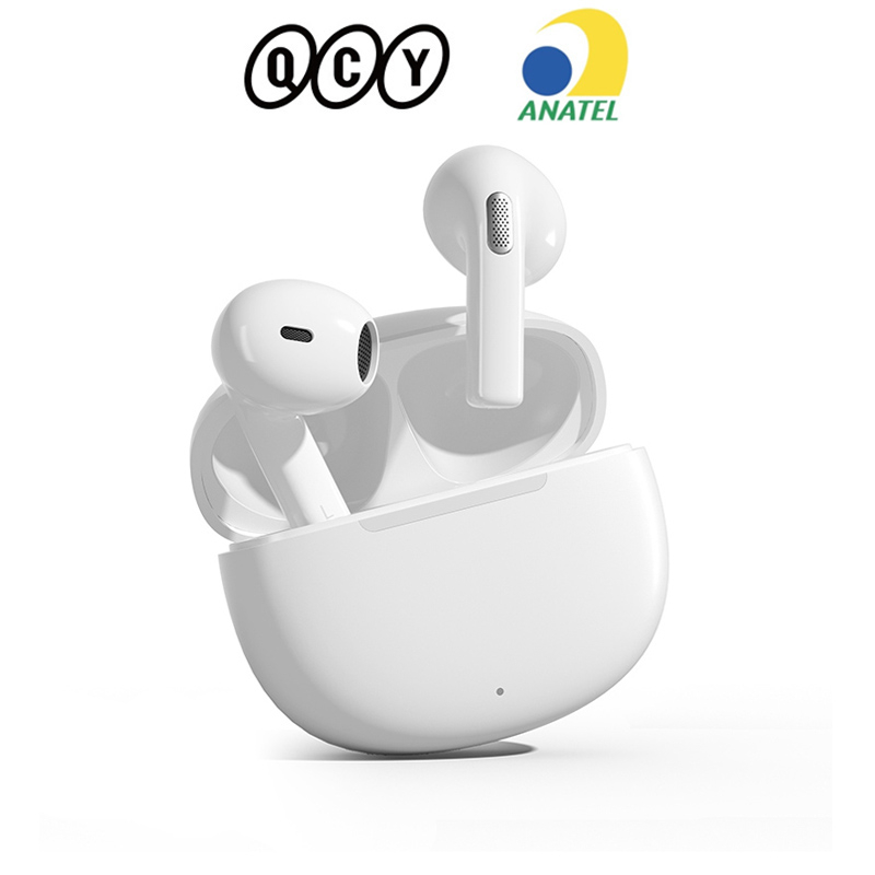 QCY AilyPods/T20 Fone De Ouvido Sem Fio Com Bluetooth 5.3 TWS 68ms Baixa Latência