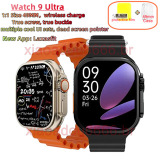 Novo Relógio 9 Ultra 49mm Smart Watch NFC Game BT Chamada Smartwatch Sport Tracker Relógios Inteligentes À Prova D