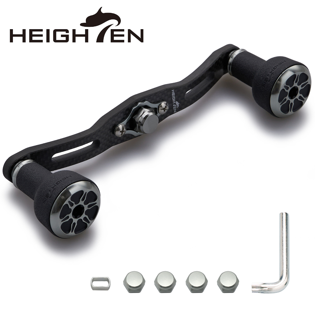 Alça De Carretel De Carbono Auten 110mm/120mm Para Shimano Curado Abu Revo X Daiwa Tatula Kastking Crixus Arremesso