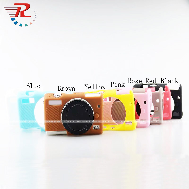 Capa De Câmera De Silicone Macio Para Canon EOS M200
