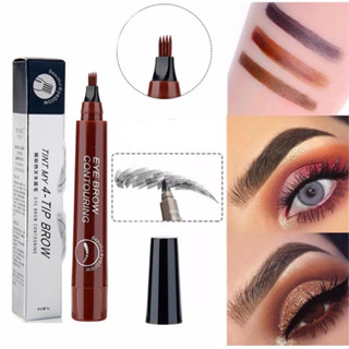 3D Caneta Para Sobrancelhas Microblading Eyebrow Pen À Prova D