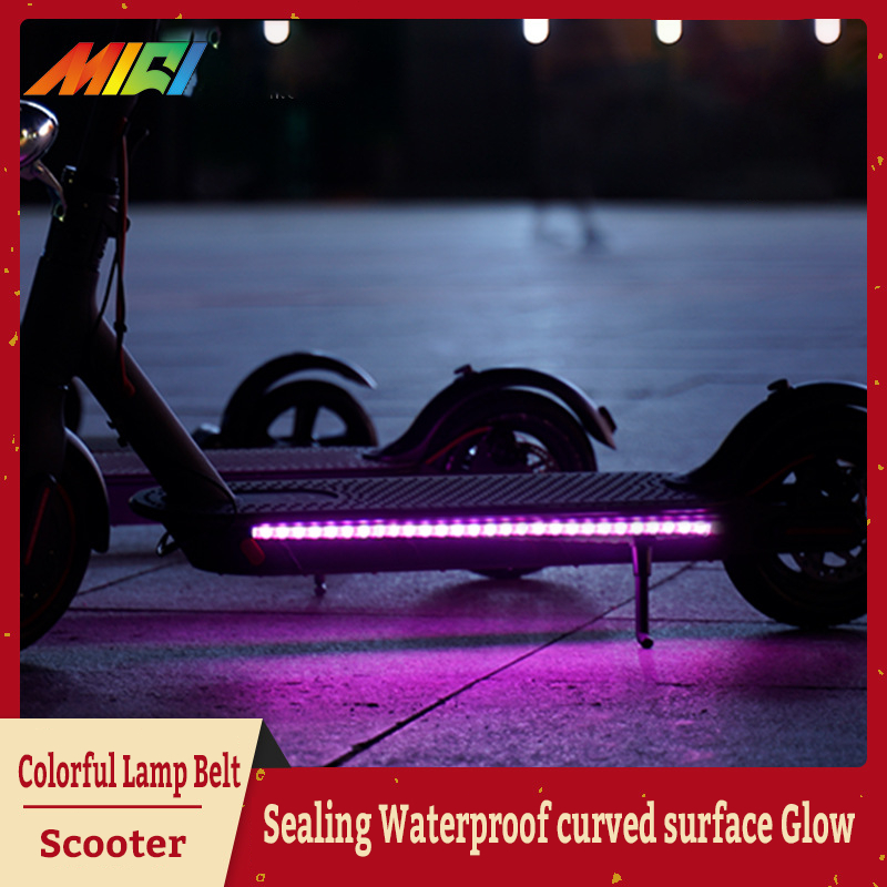 Luzes Profissionais Scooter Chassis De Com Lanternas Coloridas Noturnas Fita De LED Lâmpada À Prova D'água Para Segway Ninebot Xiaomi M365/1s