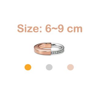 TFY ouro lock anel feminino 18K anel de prata casal Anéis