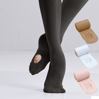 1 Pares 60D Meias-Calças De Dança Para Balé Feminino Adultos