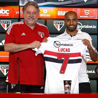 Camisa De Time São Paulo 23/24 JAMES 19 LUCAS Home Football moletom tailandês 1：1