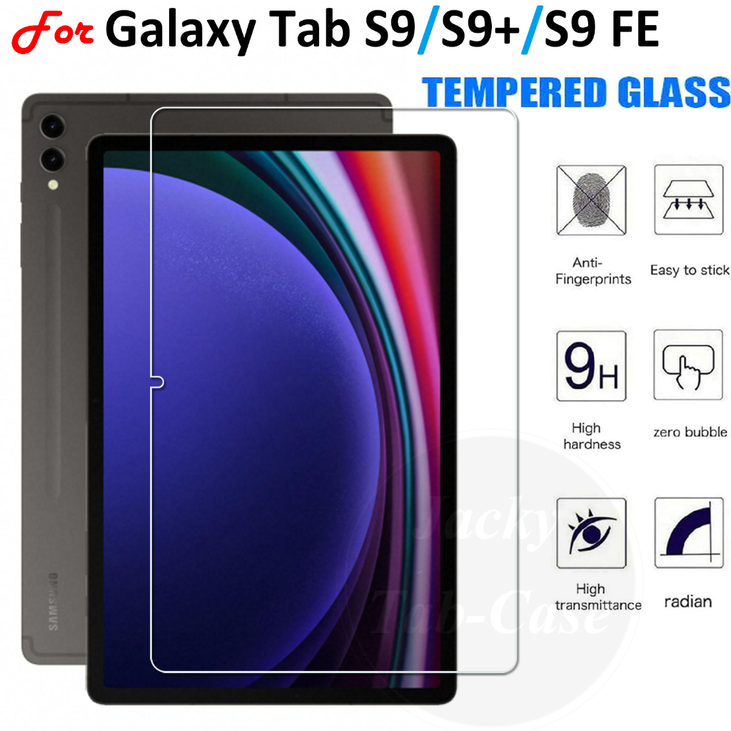 Para SAMSUNG Galaxy Tab S9 S9+ FE+ TabS9 FE Tablet 12.4" 11.0" Película Protetora De Tela Anti-Riscos 9H De Vidro Temperado SM-X616B SM-X516B SM-X816B 810 SM-X818 SM-X716B X710 SM-X718