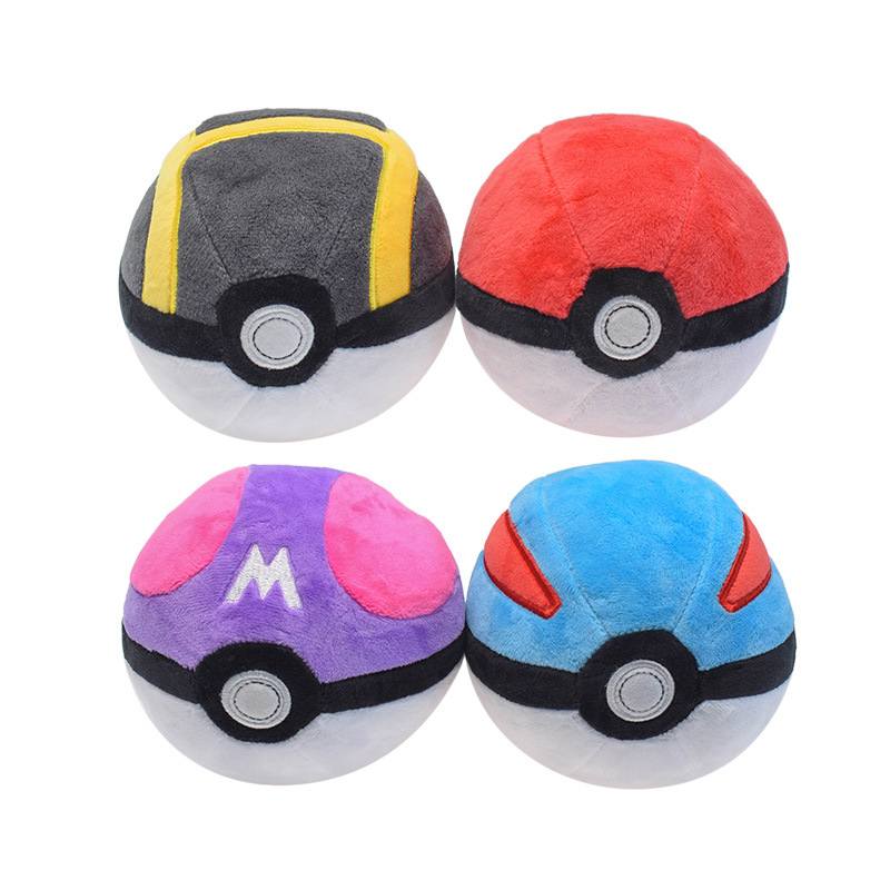 12cm Pokemon Anime Figura Poke Ball Great Master Brinquedos De Pelúcia Ultra Doll Animais Macios Para Crianças Presentes De Natal De Aniversário em Oferta na Shopee