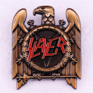 Banda De metal Americana thrash vintage eagle badge Música Esmalte Pin Broche Jóias