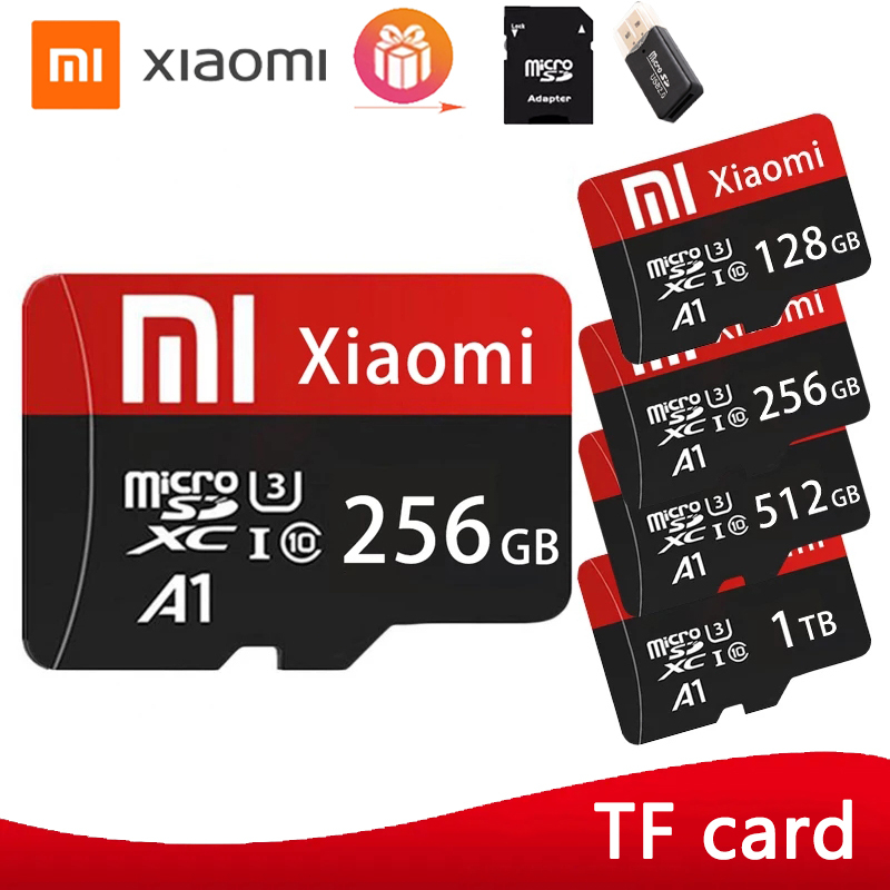 Xiaomi 2tb 1tb micro sd 512gb 128GB 256GB u3 Classe 10 tf Cartão compatível para telefones celulares e computadores