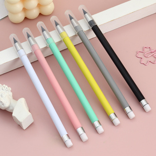 Novo Lápis Eterno Tecnologia De Preto Nunca Termina Escrevendo Macaron Cor Sem Necessidade De Afiar Não Frágil em Oferta na Shopee