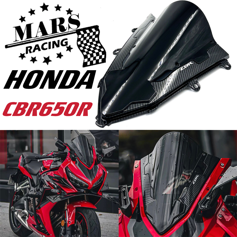 Para HONDA CBR650R CBR 650R 2019-2026Kit do pára-brisa do pára-brisa da motocicleta Deflector Shroud Shield Guard Fairin