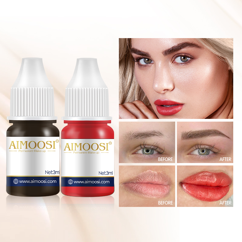 [AIMOOSI] Pigmento Orgânico para Microblading 3ml｜Cor Hipoaлерgênica Não-desbota｜Frete GRÁTIS
