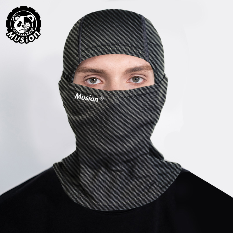 Musion Proteção Solar Balaclava Moda Estampa Bandana Máscara para Motocicleta Headwear Esportes Ao Ar Livre Ciclismo