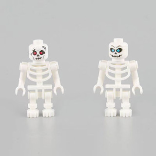 Minifigure Lego Minifigure compatível Esqueleto de Halloween Fantasma Fantasma de Pequenas Partículas Montadas em Blocos de Construção Educação