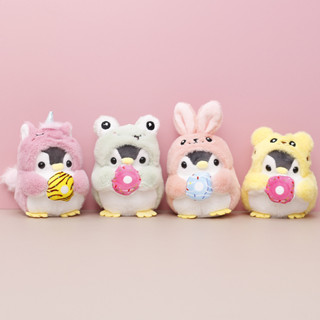 14 cm Pingüim Transformado Boneca De Pelúcia INS Porta-Chaves Doll Girl Gift Pequeno Pingente