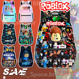 Mochila Roblox Escolar Infantil Mochila Estudante Masculino Menino Universal