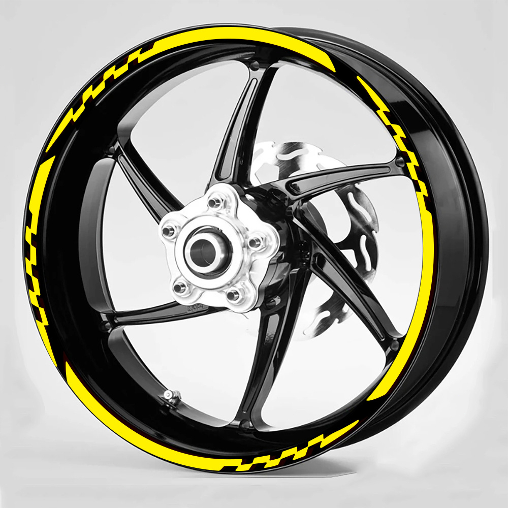 Motocicleta Universal Roda Decalque Listra Lotes Fita Reflexiva Adesivo Da em Oferta na Shopee