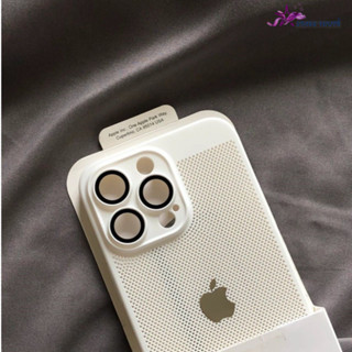 Nova Capa Protetora De Resfriamento De Malha Ultrafina Com Protetor De Vidro De Lente Para iPhone 11 12 13 14 Pro Max X Xs XR 7 + 8 + 7 8 Dura Anti-Queda Fosca Tudo Incluído