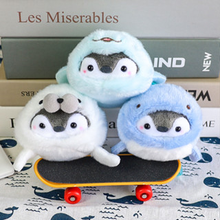 Pingüim Fofo Pingente Plushie Transforma-Se Em Selo , Leão Marinho , Boneca Golfinhos