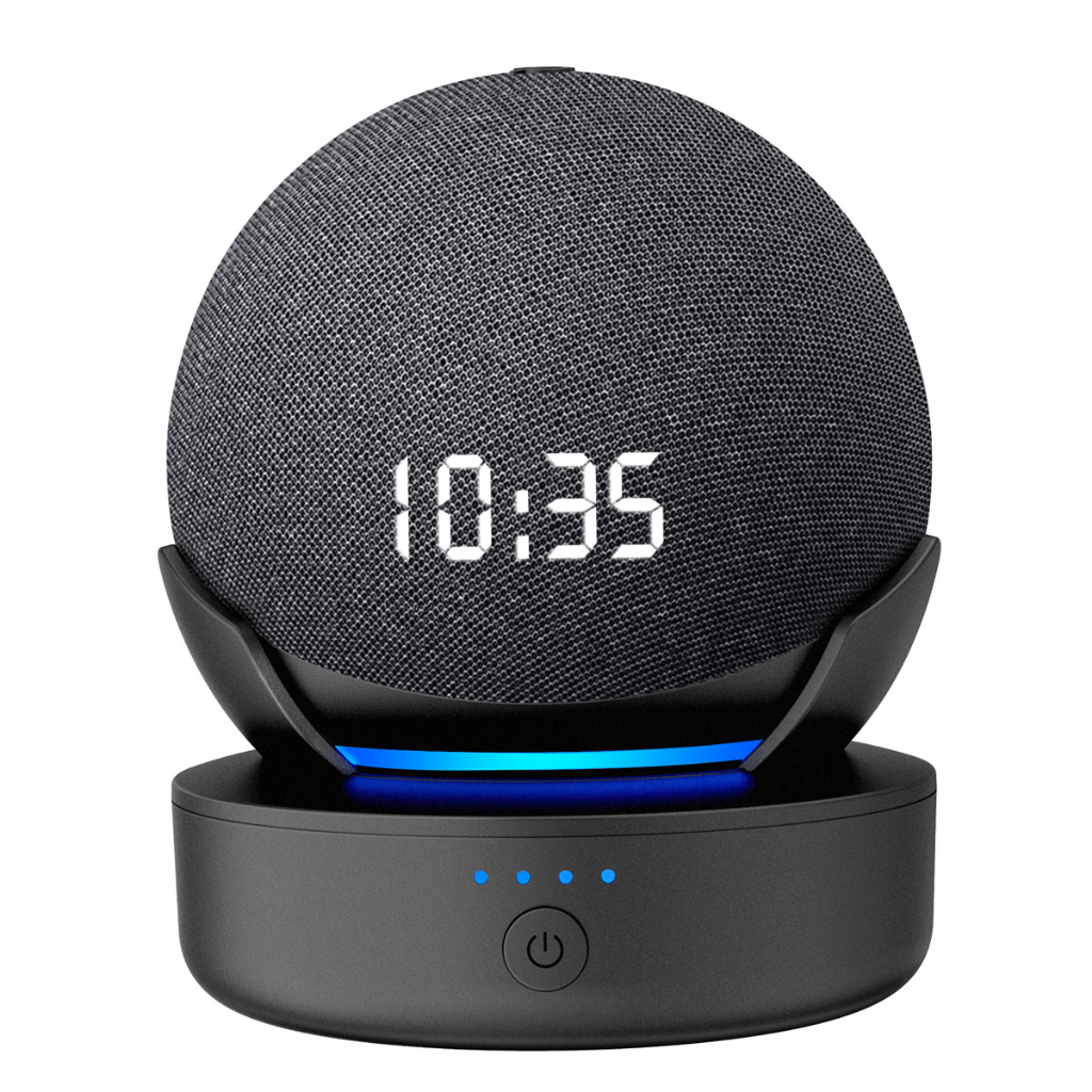 100000mah Base De Bateria Portátil Para Alexa Echo Dot 4a E 5a Geração Estação De Ancoragem Smart Speaker Charger Stand em Oferta na Shopee