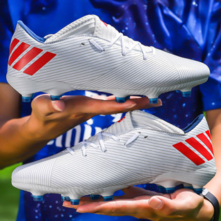 Sapatos De Futebol Da Copa Do Mundo Neymar Vermelho E Dourado Original FG campo