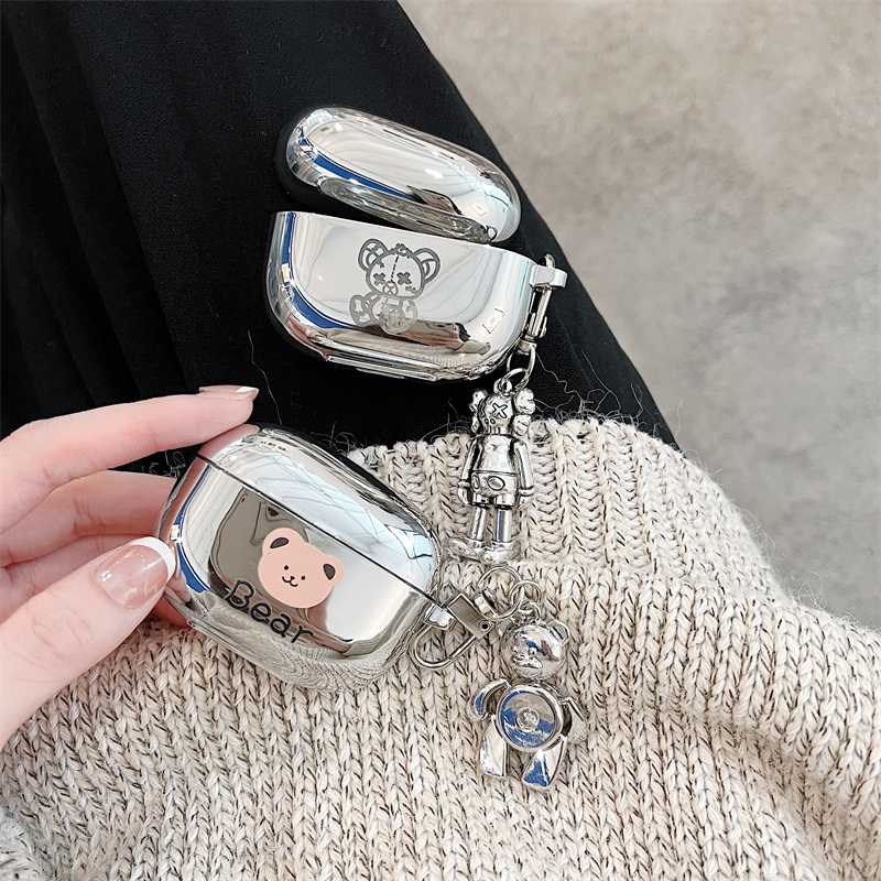 Estojo Para Fone De Ouvido Redmi Buds 4 Pro Cute Butterfly Cartoon Bear Smiley Com Capa Macia Protecte Bag KeyChain