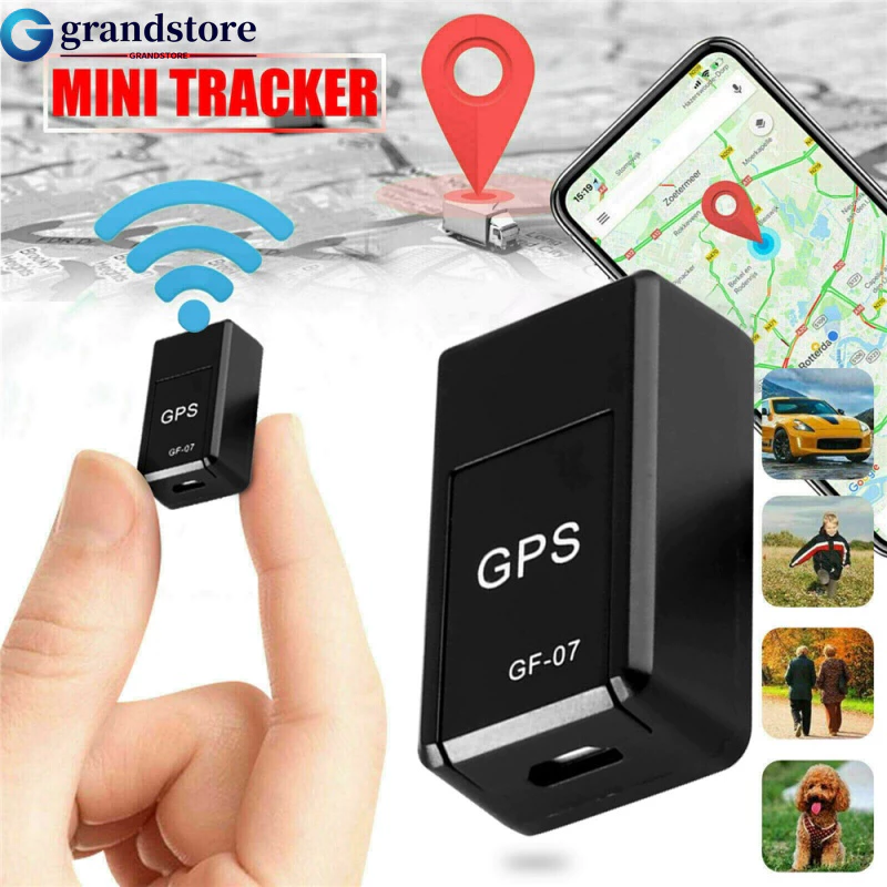 GS GPS GF-07 Rastreador De Carro Mini Localizador Inteligente Anti-Perda De Gravação Controle Por Voz — imagem 1