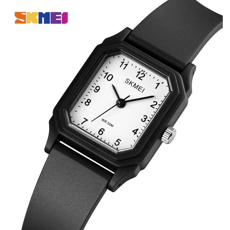 SKMEI Relógio feminino de quartzo à prova d'água casual fashion