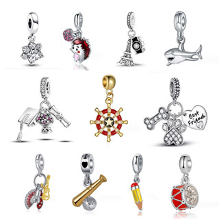 2023 Nova Câmera silver 925 Charms SLR Pendant Para Pulseira Acessórios