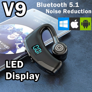 V9 Fones De Ouvido Bluetooth Sem Fio Com Controle De Redução De Ruído E Microfone Para iOS/Android