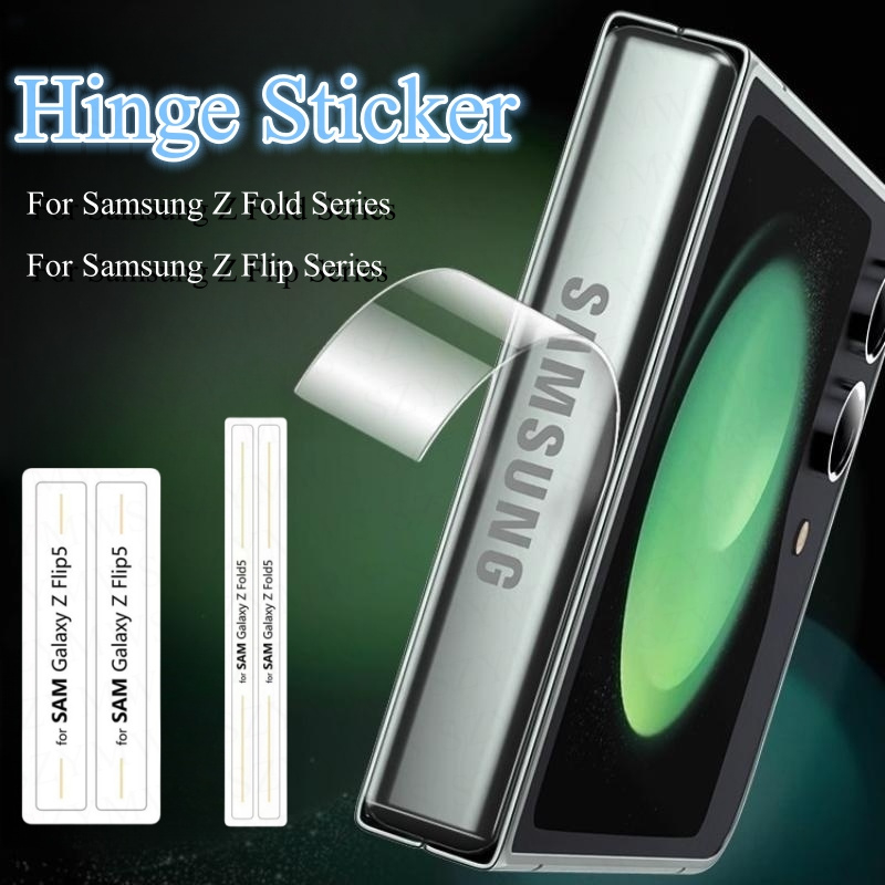 2 Pçs Filme Adesivo De Dobradiça Lateral Para Samsung Z Fold 7 6 5 4 3 2 W21 W22 W23Samsung Flip Protetor De Tela De Bor