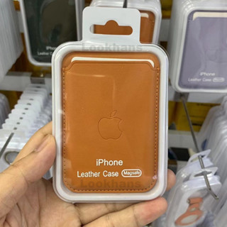 Estojo De Couro Com O Logotipo MagSafe Para IPhone 13/12/Pro Max/Mini Porta-Cartões/Carteira Magnética
