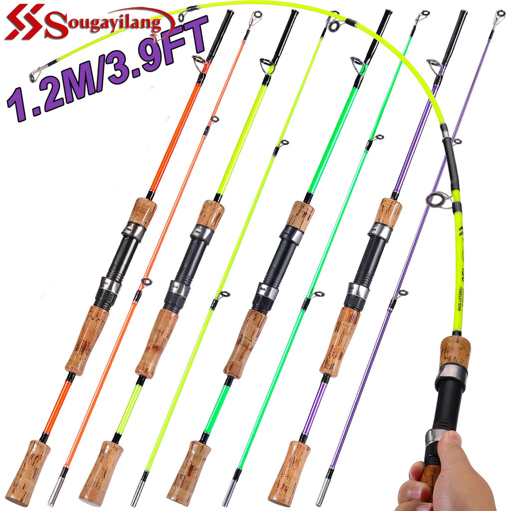 Vara De Pesca Sougayilang 1.2M/3.9ft 2 Seção Resina Rotativa Max Drag 10kg em Oferta na Shopee