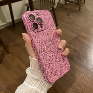 Capa Luxo Flash Diamante Compatível Com O iPhone 11 12 13 14 Pro Max À Prova De Queda