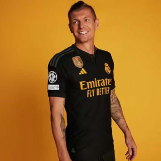Camisa De Time Tailandesa 23/24 Futebol II Away Preta